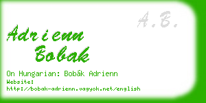 adrienn bobak business card